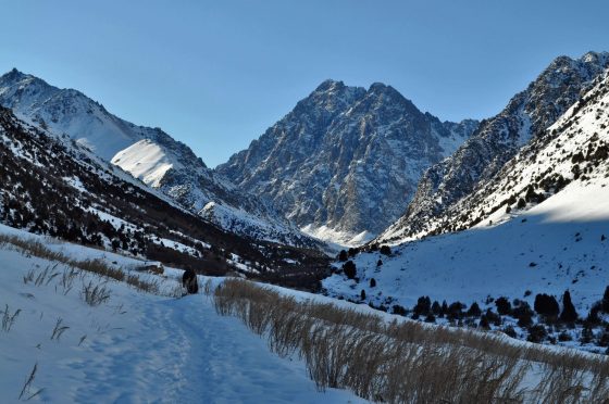 Winter trip to the Issyk-Ata